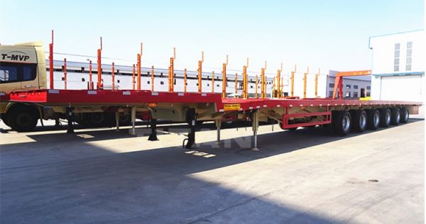 6 Axle 62M Extendable Trailer for Sale in Vietnam