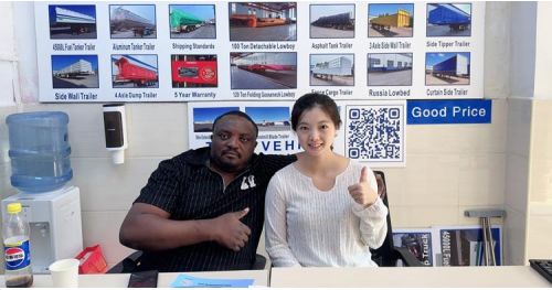 Congolese Customer Visit Tongya Want to Buy 42000 Liters Petrol Tanker Trailer