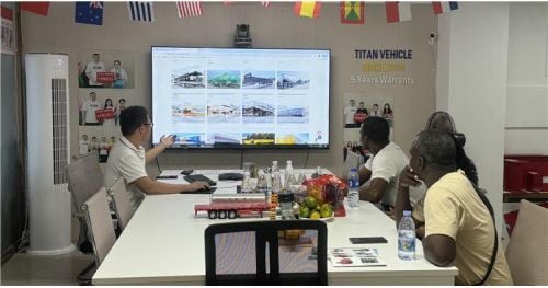 Ghana Customer Bought 10 Units Monoblock Tanker Trailer