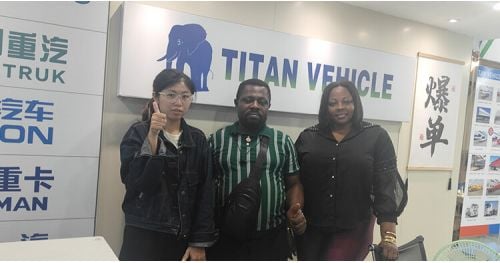 Ugandan Customers Come to Tongya Vehicle to Buy 3 Axle Drop Side Trailer