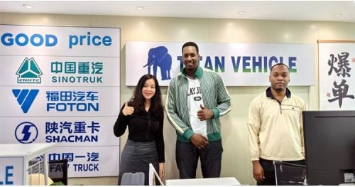 Jamaican Customers Come to Tongya to Buy Tri Axle Skeleton Trailer