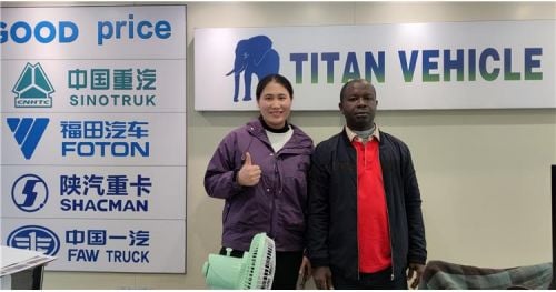 Sierra Leone Cutomer Visit Tongya Buying Fuel Tanker Trailer