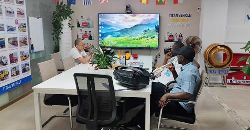 Zambia Customer Purchased End Dump Trailer from Tongya