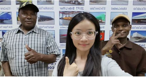 Guam Customers Come to Tongya to Buy 42000 Liters Diesel Fuel Tanker Trailer