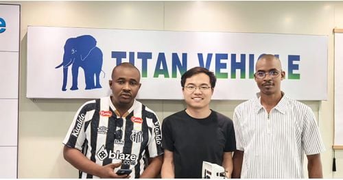 Tanzania Customers Come to Tongya to Buy 45000 Liters Stainless Steel Petrol Tanker Trailer 