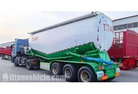 3 Axles 35M3 Bulk Cement Tanker Trailer will be sent to Zimbabwe Harare on February 6