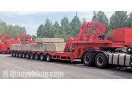 140 Ton Extendable Trailer for Sale will be sent to Vietnam