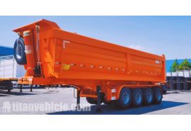 4 Axle 80 Ton U-Type Tipper Trailer will be sent to Zambia Lusaka