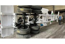 2 Axle 40 ft Container Chassis Trailer is ship to Cameroon