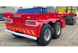 2 Axle 20ft Container Chassis Trailer will be sent to Botswana