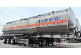 45000 Liters Aluminum Tanker Semi Trailer will transport to Tanzania