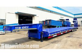 4 Axle 100 Ton Low Bed Trailer will be Shipped to United Arab Emirates