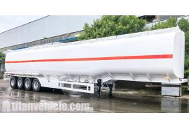 80 Cubic Carbon Steel Fuel Tanker Trailer Will Be Shipped to Haiti