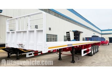 4 Axle Flatbed Semi Trailer will be Sent to Uganda