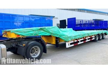 3 Axle 60 ton Low Bed Trailer will be Sent to Cameroon