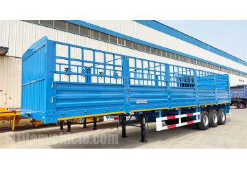 Tri Axle Fence Cargo Semi Trailer will be Shipped to Tanzania