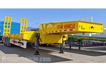 3 Axle Low Bed Trailer Truck will be sent to Guam