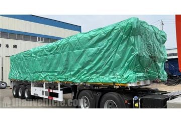 3 Axle Drop Side Wall Trailer will be sent to Zambia