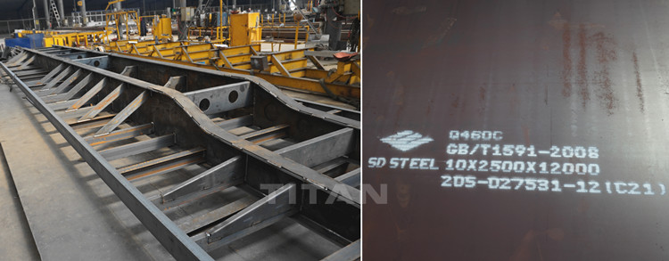 Tri Axle Trailer for Sale | Tongya 40 Ft Flatbed Trailer Use the Best Steel Material