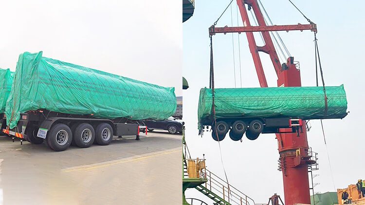 Ghanaian Customers Come to Tongya Vehicle To Buy Fuel Tanker Trailers