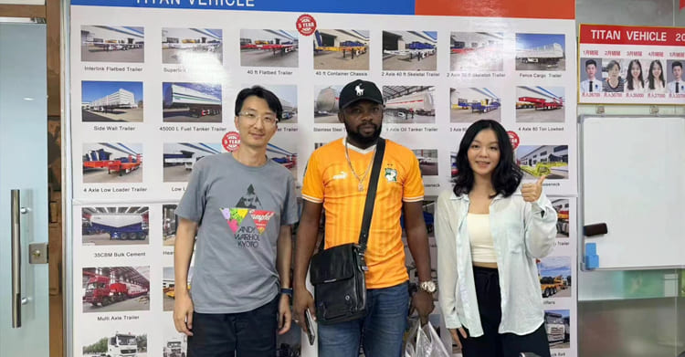 Tri Axle Oil Tanker Semi Trailer for Sale in Guinea