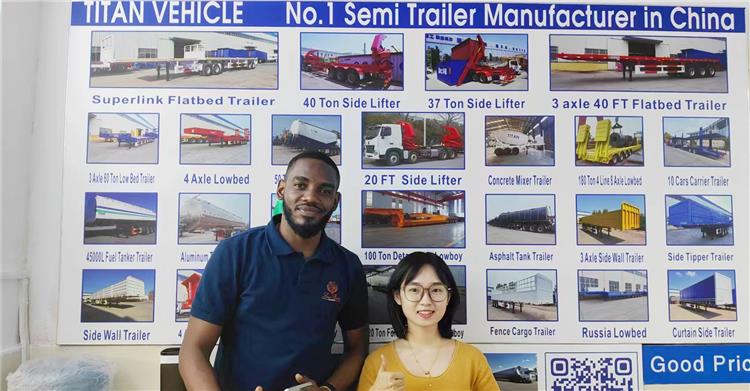 Tri Axle Flatbed Trailer for Sale In Papua New Guinea