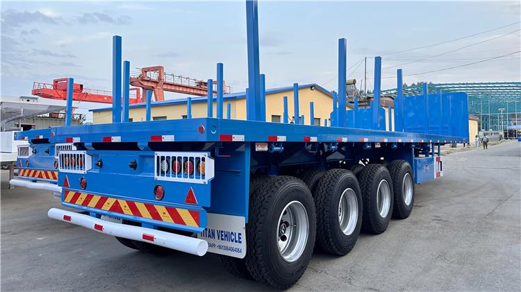 Flatbed Trailer for Wood Transport Price for Sale In Congo
