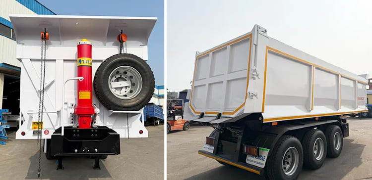 Tri Axle Tipper Trailer for Sale in Zambia