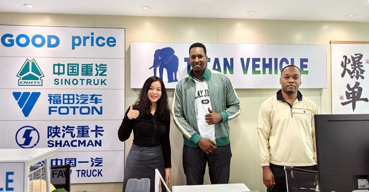 Jamaican Customers Come to Tongya to Buy Tri Axle Skeleton Trailer