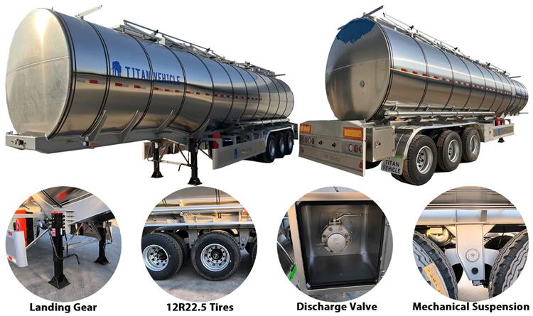 Staineless Steel Tanker Trailer for Sale In Zambia