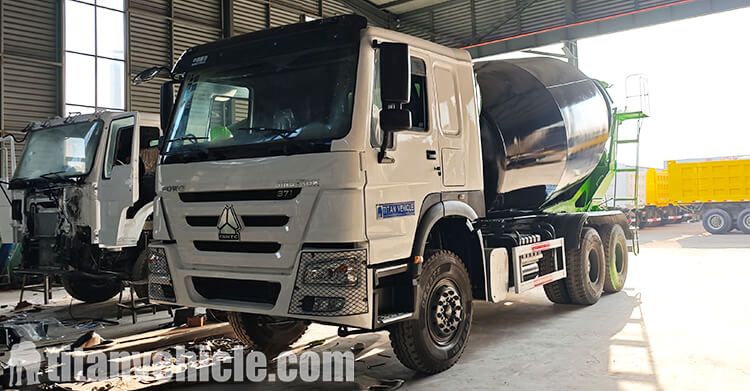Used Sinotruk Howo Concrete Mixer Truck for Sale in Kenya