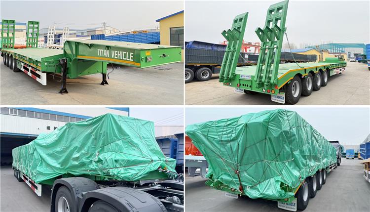 Tongya 4 Axle Low Loader Trailer for Sale In Senegal