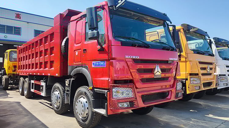 Used Sinotruk Howo 8x4 Dump Truck for Sale in Nigeria