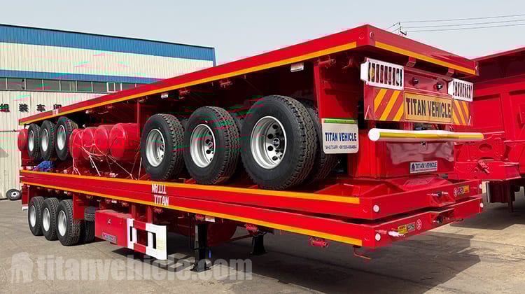 Three Axle Flatbed Trailer Manufacturers for Sale in Guyana