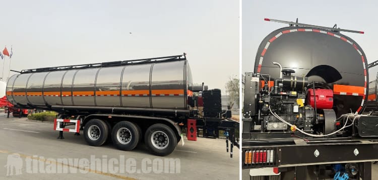 Tri Axle Bitumen Tanker Trailers for Sale in Guyana