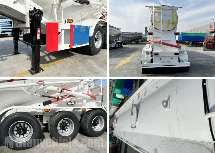 Bulk Cement Tanker Trailer for Sale in Guam