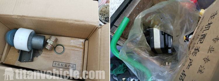 Package of End Dump Trailer with 2 Axle