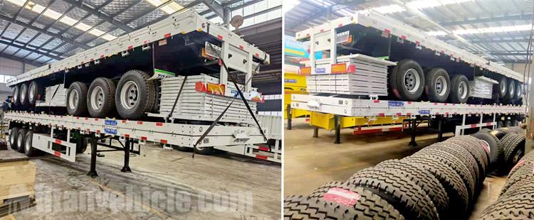 Triaxle 60 Ton Side Sall Trailer for Sale in Mozambique