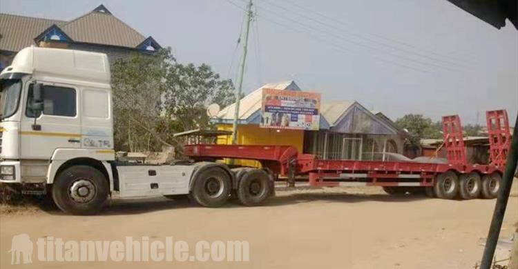 Tri Axle 40 Ton Low Loader Truck Trailer for Sale In Malta