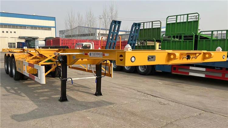 Tri Axle 40 ft Skeletal Semi Trailer for Sale In Mali