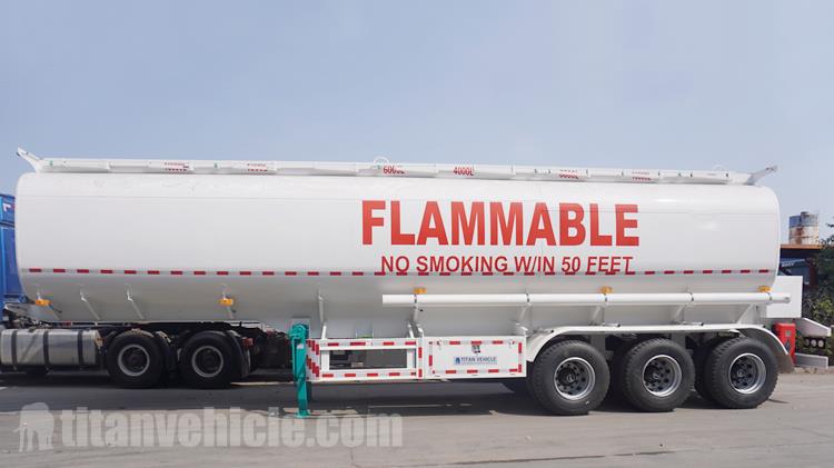 Tri Axle 50000 Litters Mono Block Tanker Trailer for Sale In Tanzania