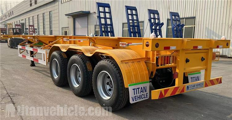 Tri Axle 40 ft Skeletal Semi Trailer for Sale In Mali