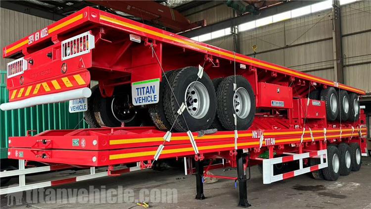 Triple Axle Flatbed Trailer for Sale In Nigeria Lagos