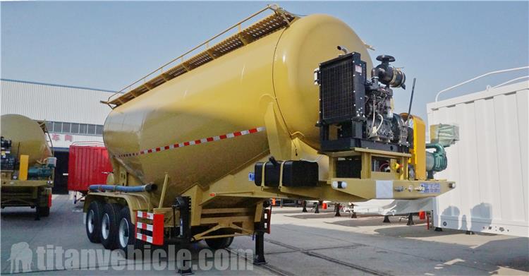 40CBM Bulk Cement Tanker Trailer for Sale In Zambia