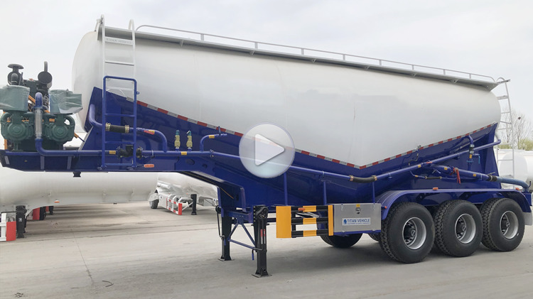 Tri Axle 45CBM Silo Cement Bulker Trailer for Sale In Jamaica