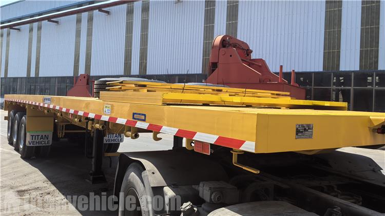 Tri Axle 25m Extendable Trailer for Sale In Guyana