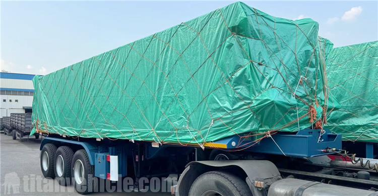 Tri Axle 30CBM Dump Semi Trailer for Sale In Kenya