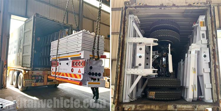 Tri Axle Side Body Trailer for Sale in Zambia