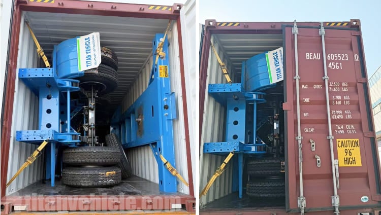 Tri Axle Container Chassis Trailer for Sale in Jamaica