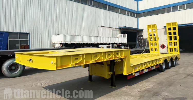 Tri Axle Low Low Bed Trailer Manufacturers for Sale in Philippines
